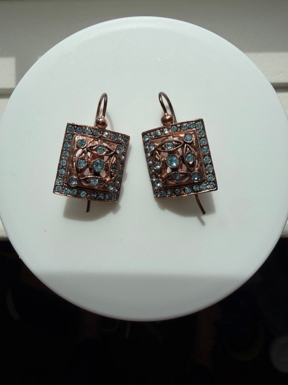 Mia Fiore Dynadema 14kt rose gold plated earrings